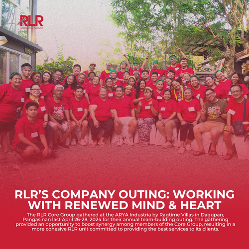 RLR’s Company Outing: Working With Renewed Mind & Heart