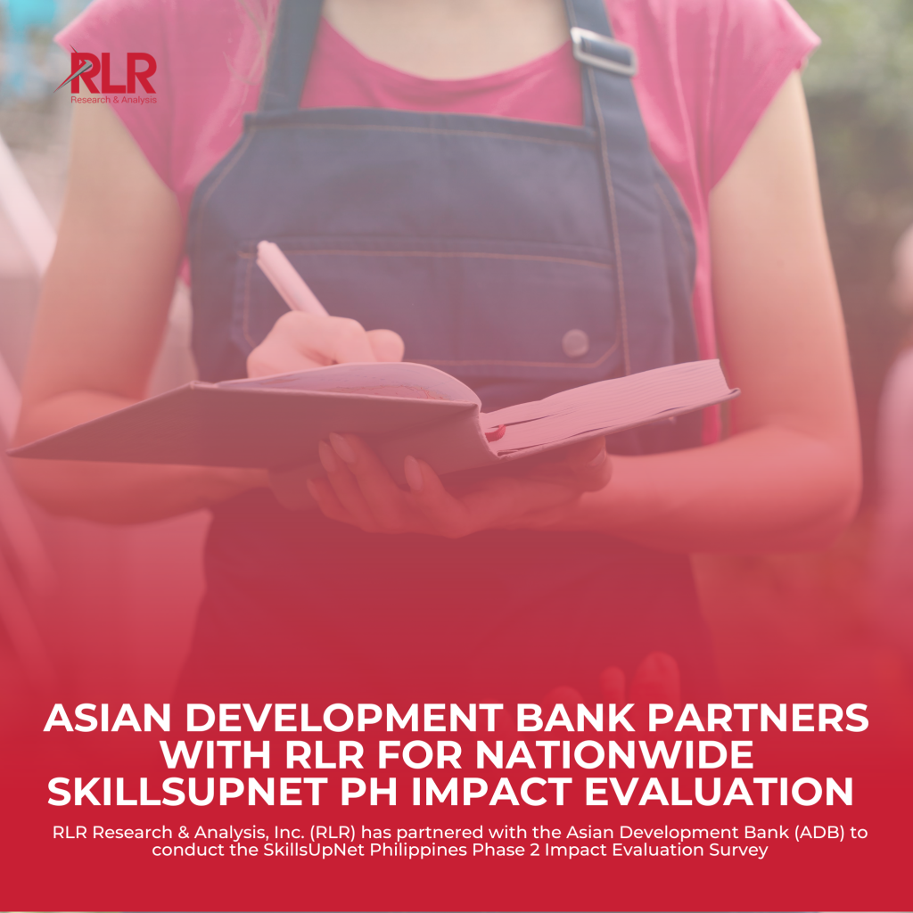 Asian Development Bank Partners with RLR for Nationwide SkillsUpNet PH Impact Evaluation
