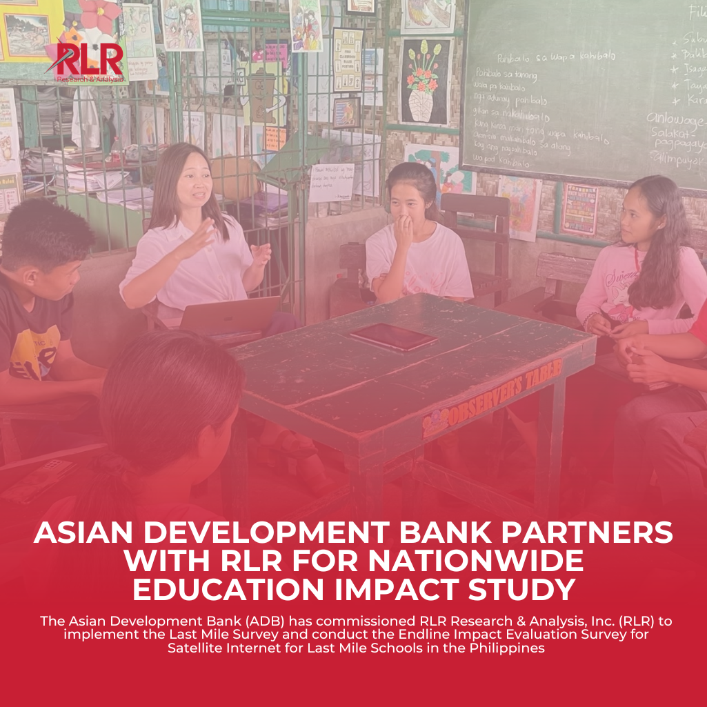 Asian Development Bank Partners with RLR Research & Analysis for Nationwide Education Impact Study